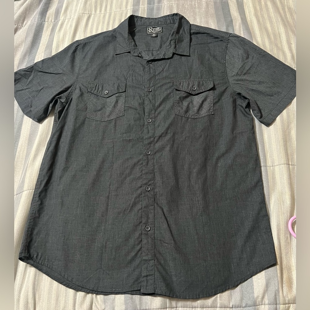 Men Retrofit button shirt size (XL)